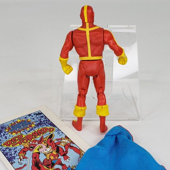 1985 Kenner DC Super Powers Red Tornado Vintage Original Action Figure With Cape - Picture 4 of 10